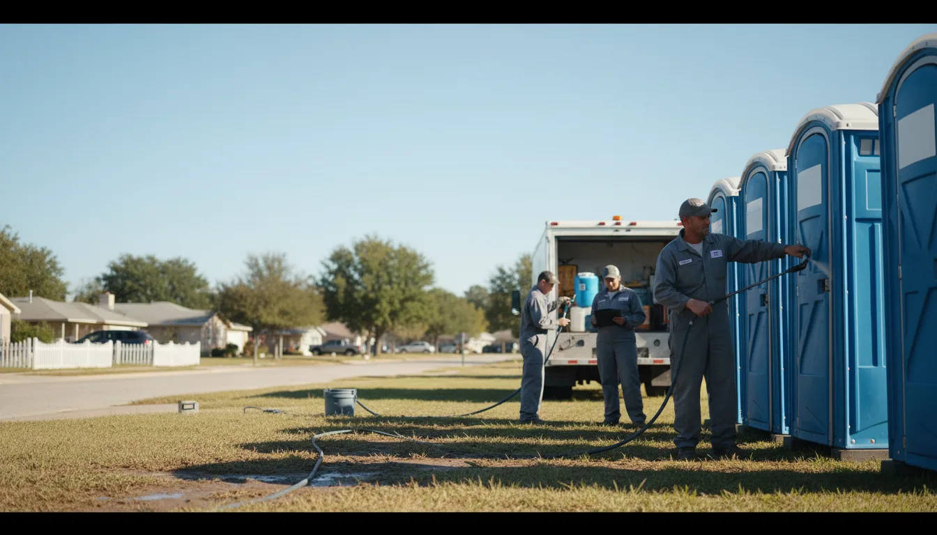Long-Term Portable Toilet Rental in Plaquemine, LA near me